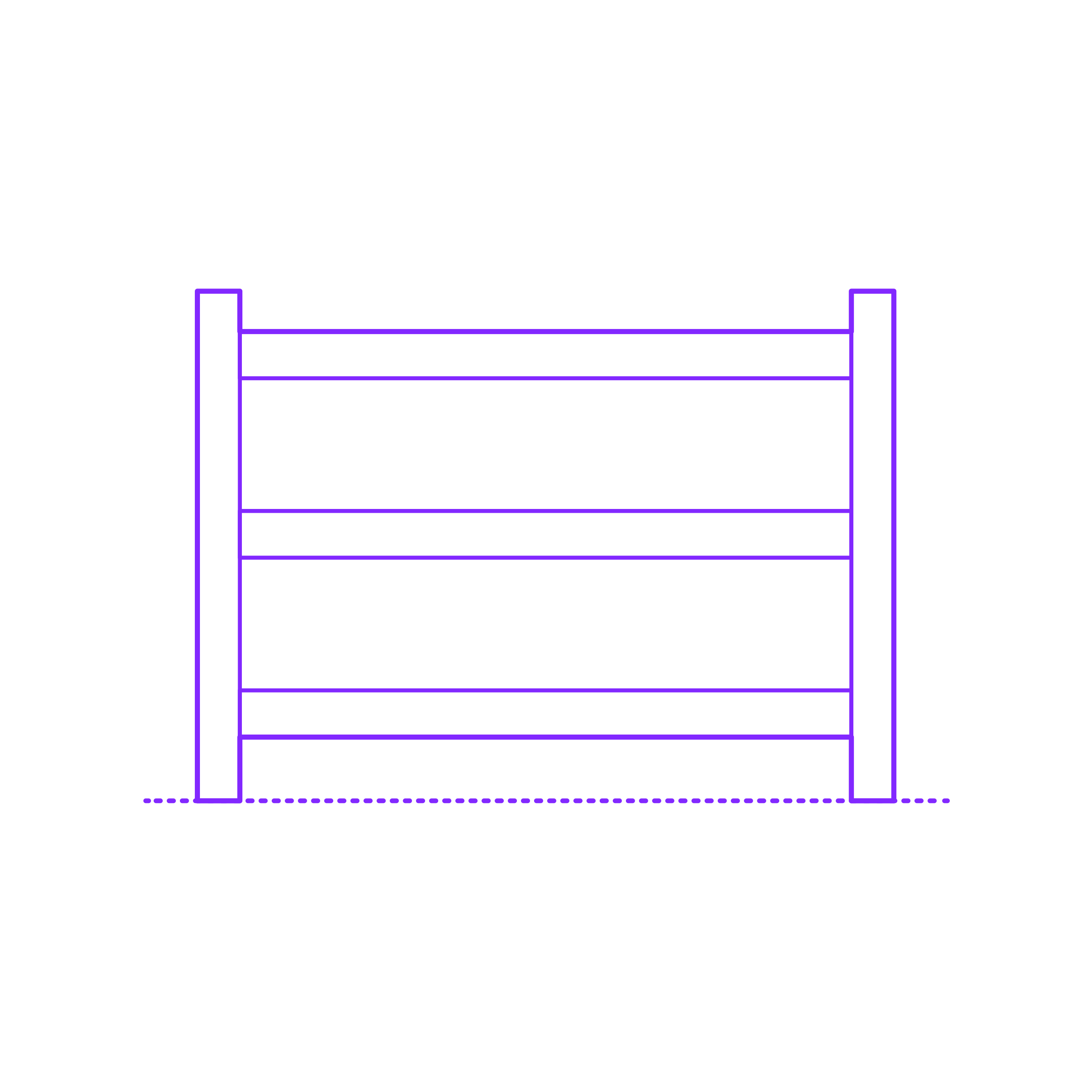 Buildings Fences Farm Fence 3 Rail Outline Drawing Svg Vector Free Vectors